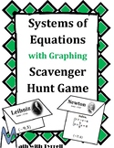 Systems of Equations with Graphing Scavenger Hunt Game