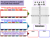 Solving Systems by Graphing with Answers