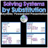 Solving Systems by Substitution Keynote/ Powerpoint