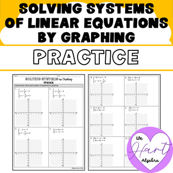 lesson 6 homework practice solve systems of equations by graphing