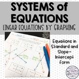 Solving Systems of Equations by Graphing Practice Worksheet