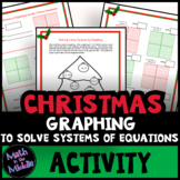 Solving Systems of Equations by Graphing - Christmas Math 