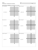 Solving Systems of Equations by Graphing Worksheet and Ans
