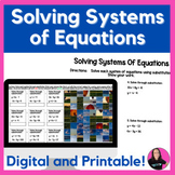 Solving Systems of Equations by Substitution Digital and P