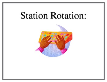 Preview of Solving Systems of Equations by Substitution Station Rotation