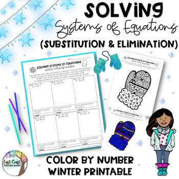Preview of Solving Systems of Equations by Substitution and Elimination Activity