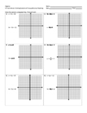 Solving Systems of Inequalities by Graphing Worksheet and 