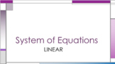 Solving Systems of Linear Equations 