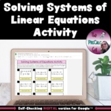 Solving Systems of Linear Equations Self Checking Digital 