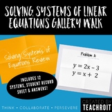 Solving Systems of Linear Equations Gallery Walk Activity