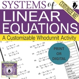 Solving Systems of Linear Equations (Scavenger Hunt)