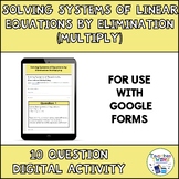 Solving Systems of Linear Equations by Elimination Multipl