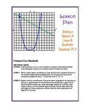 Solving Systems of Linear & Quadratic Equations Lesson Pla