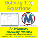 Solving Trig Equations - interactive discovery exercise
