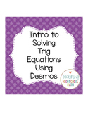 Solving Trig Equations with Desmos