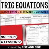 Solving Trigonometric Equations Unit Bundle
