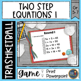 Solving Two Step Equations 1 Trashketball Math Game