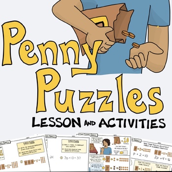 Preview of Fun Summer School Math Activities  One & Two Step Equations Worksheets & Project