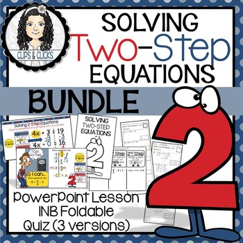 Preview of Solving Two-Step Equations BUNDLE