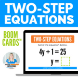 Solving Two Step Equations Boom Cards™ Digital Activity