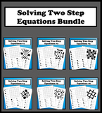 Solving Two Step Equations Color Worksheets Packet