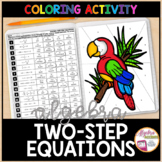 Solving Two Step Equations Coloring Activity