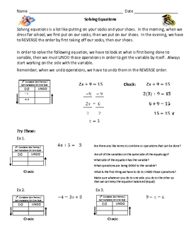 equations step solving math undo word algebra problems practice guided unit students line teacherspayteachers answer