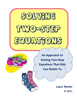 Preview of Solving Two-Step Equations ~ Introduction Notes + Worksheets
