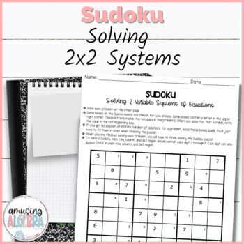 Preview of Solving Two Variable Systems Sudoku Puzzle