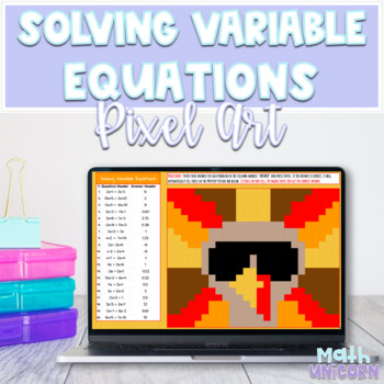 Preview of Solving Variable Equations with Variables on Both Sides 