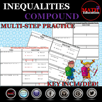 Preview of Solving and Graphing Multi-Step Compound Inequalities