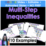 Solving and Graphing Multi Step Inequalities Google Slides