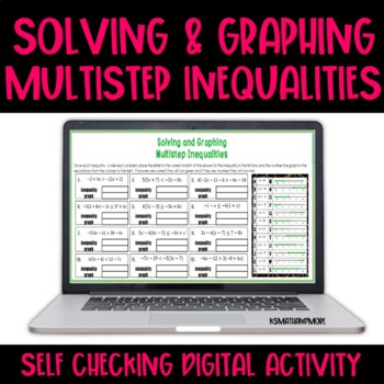 Preview of Solving and Graphing Multistep Inequalities