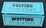 Solving and Writing Proportions - Editable Foldable Notes