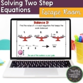 Solving and Writing Two-Step Equations Escape Room-Paper a