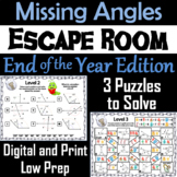 Solving for Missing Angles Game: Geometry Escape Room End 