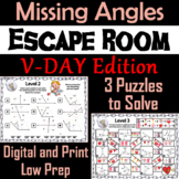 Solving for Missing Angles: Geometry Escape Room Valentine