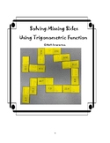 Solving missing sides using trigonometric function Math Relay