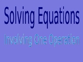 Solving multi-step Equations powerpoint