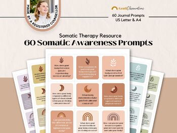 Preview of Somatic Awareness Journal Prompts