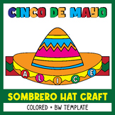 Sombrero Name Craft | Cinco De Mayo Hat/Headband Printable