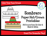Sombrero Paper Hat/Crown Printables Freebie