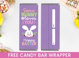 Some BUNNY loves you Chocolate Bar Wrappers - Printable Ca