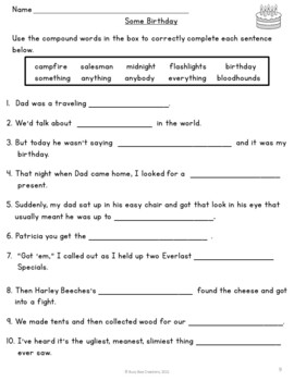 Some Birthday - Story Resource - Printable PDF by Busy Bee Creations