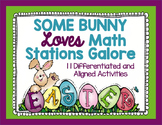 Kindergarten Math Centers - Easter Bunny Themed Activities
