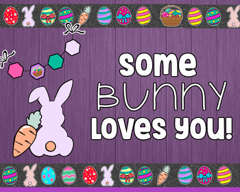 Preview of Some Bunny Loves You // Easter Bulletin Board Decor