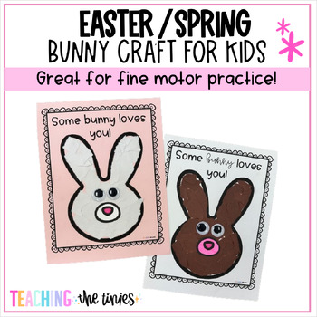 Preview of Some Bunny Loves You Spring/Easter Craft