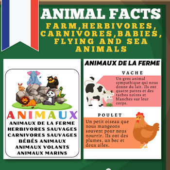 Preview of Some Fun Facts About Animals in French