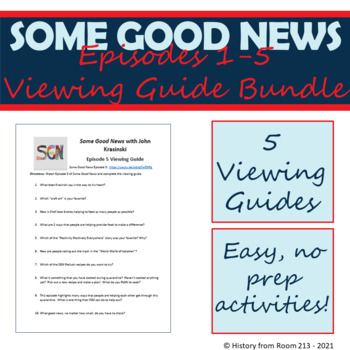 Preview of Some Good News Viewing Guide Bundles