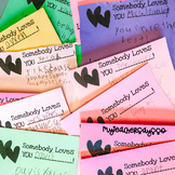Somebody Loves YOU notes- Freebie